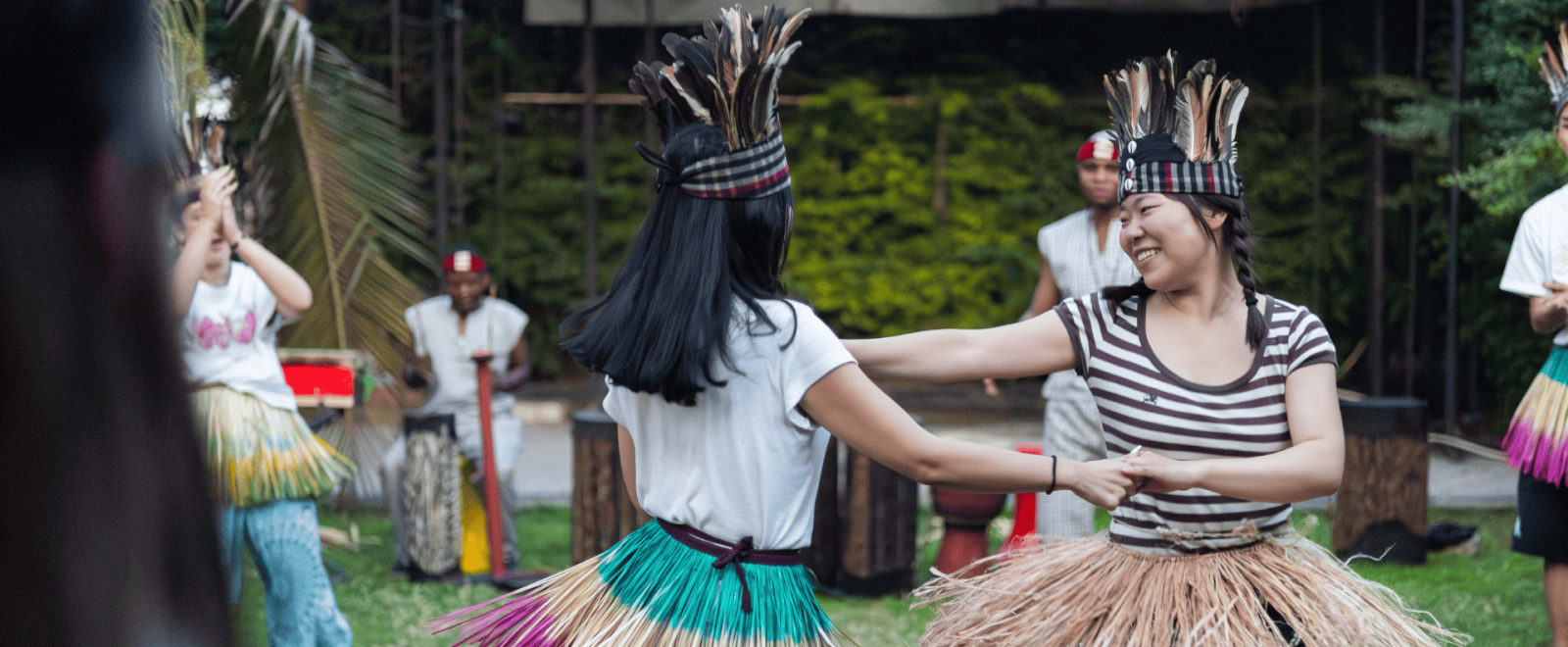 Participants enjoy cultural exchange in Tanzania with the local community